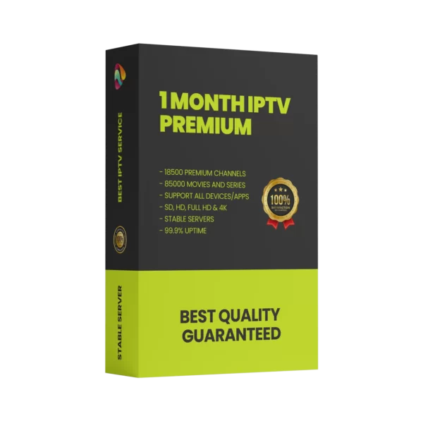 1 Month Premuim Iptv subscription