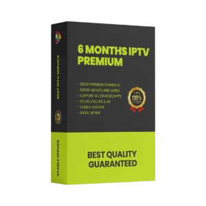 6 Months Premuim Iptv subscriptions